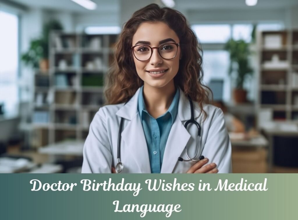 doctor birthday wishes in medical language