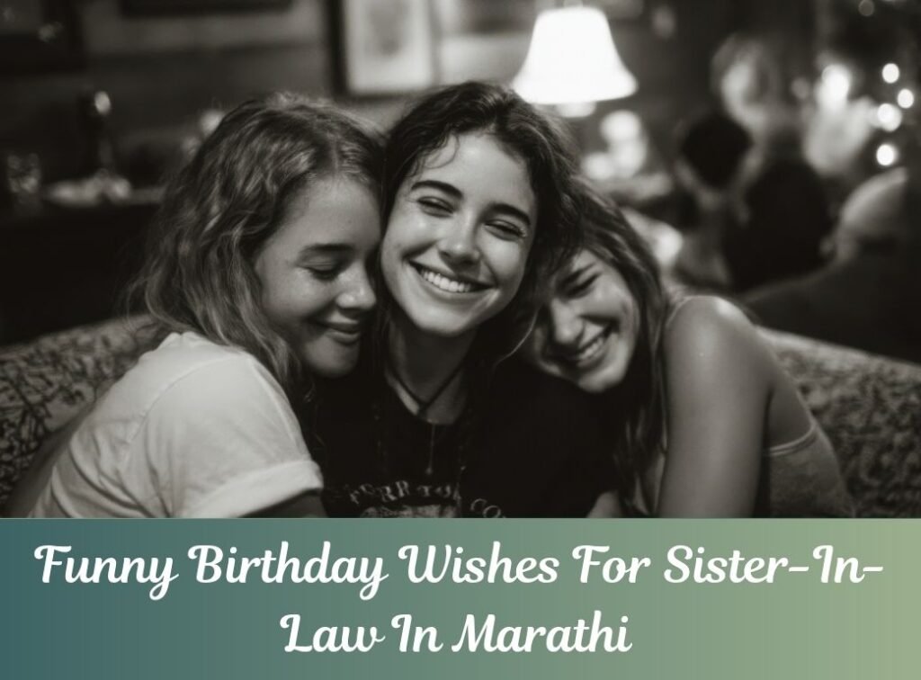 Funny Birthday Wishes For Sister-In-Law In Marathi