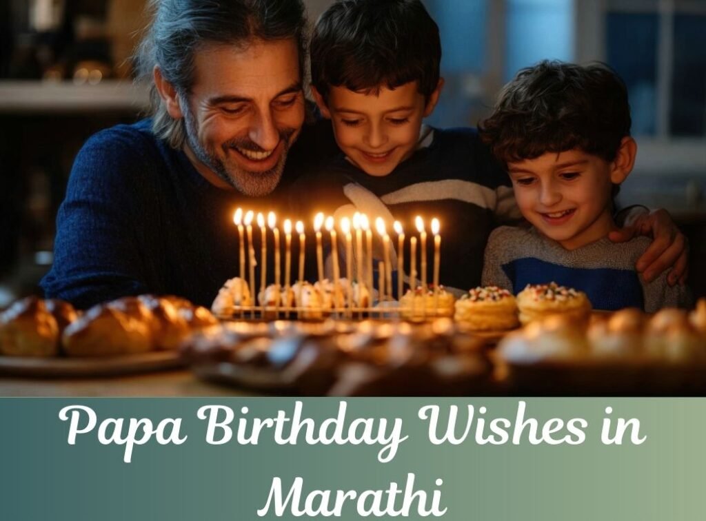 papa birthday wishes in marathi